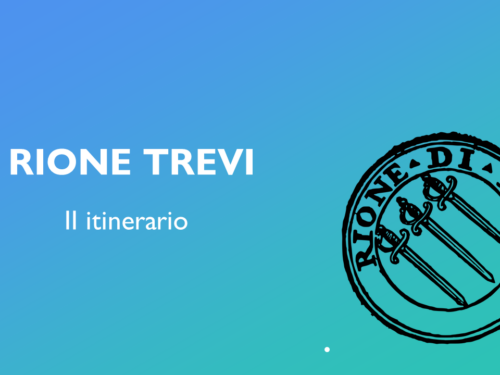 RIONE TREVI: SECONDO ITINERARIO